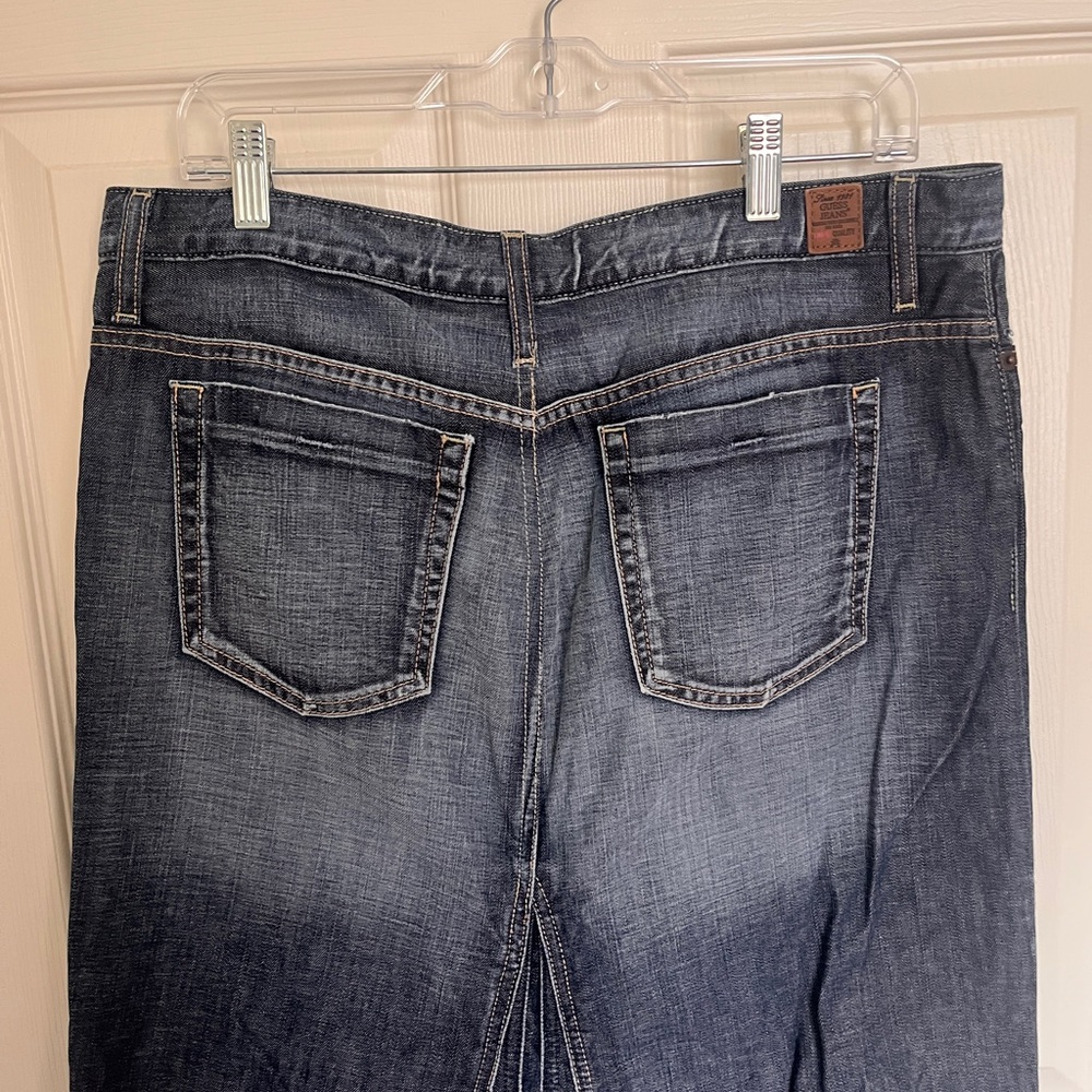 Vintage Y2K Guess Denim Maxi Skirt - Picture 4 of 9